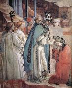 Fra Filippo Lippi, Details of The Mission of St Stephen